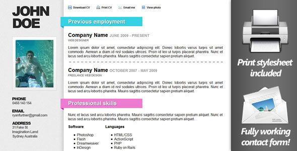 top list of free and premium resume templates for proper cvs